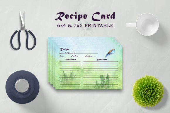Sparrow Recipe Card Template
