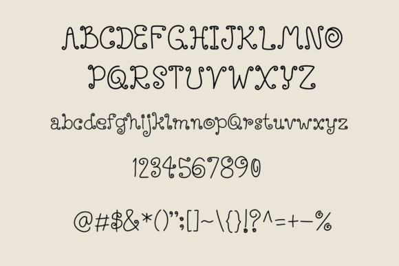 Curly Font - Preview 2