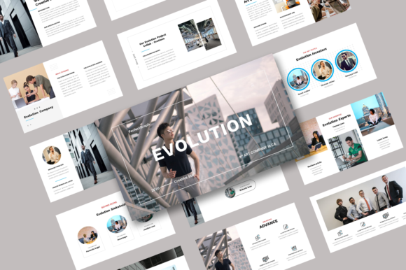 Evolution Business Template power point
