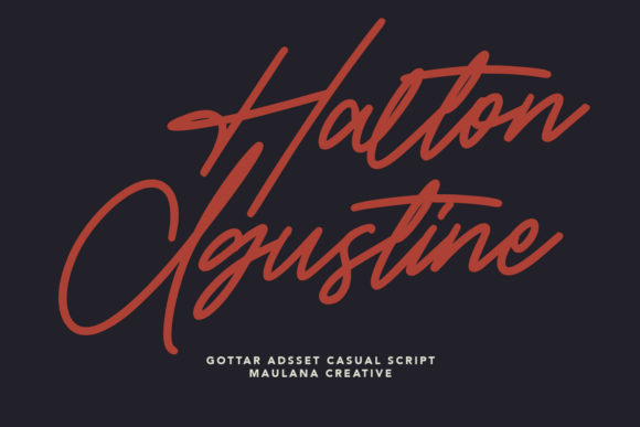 Gottar Adsset Font PNG with transparent background - Preview 1