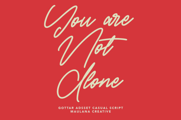 Gottar Adsset Font PNG with transparent background - Preview 2