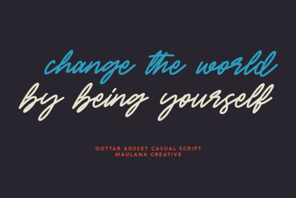 Gottar Adsset Font PNG with transparent background - Preview 3