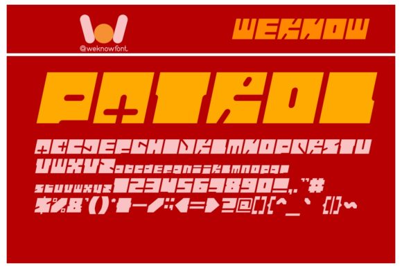 Highway Patrol Font PNG with transparent background - Preview 1
