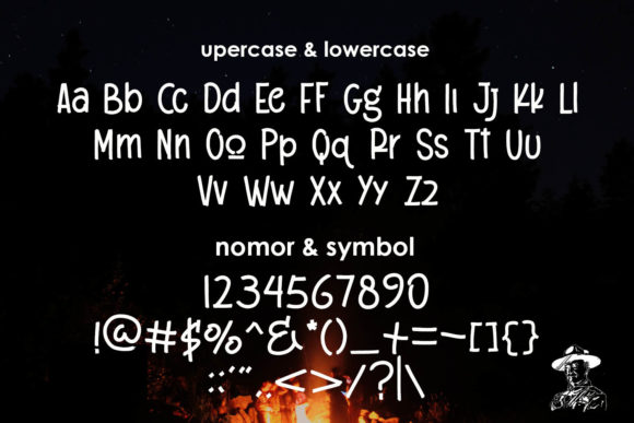 Scoutkind Font PNG with transparent background - Preview 1