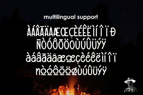 Scoutkind Font PNG with transparent background - Preview 2