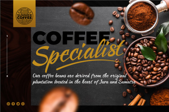 Seminyak Font PNG with transparent background - Preview 4
