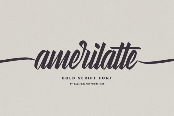Amerilatte Font - Preview 1
