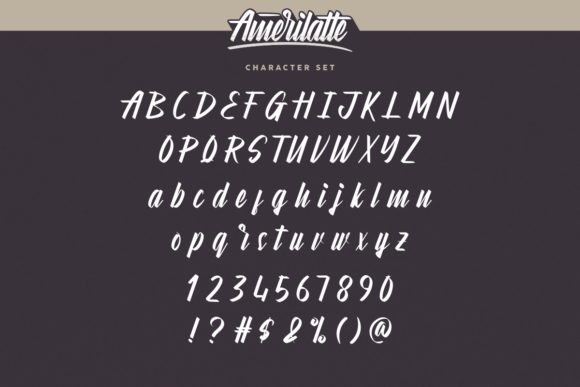 Amerilatte Font - Preview 4
