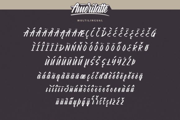 Amerilatte Font - Preview 6