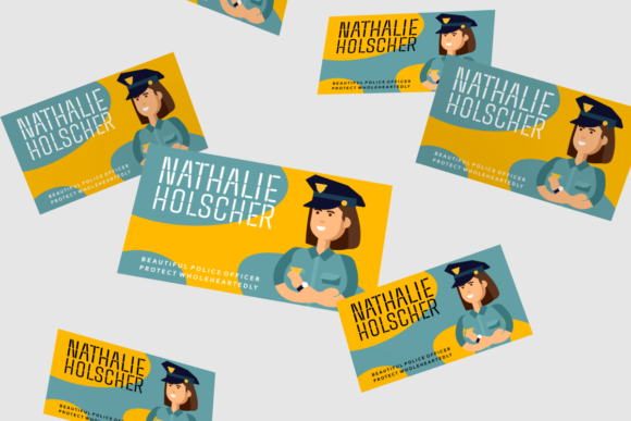 Beautiful Police Officer Font - Preview 2