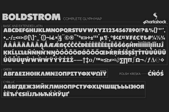 Boldstrom Font - Preview 1