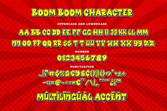 Boom Boom Font - Preview 6
