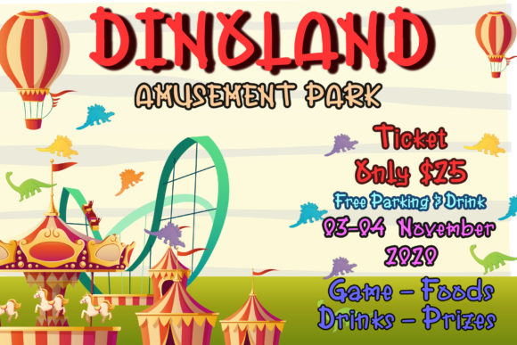 Dino Time Font - Preview 1