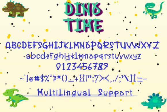 Dino Time Font - Preview 4