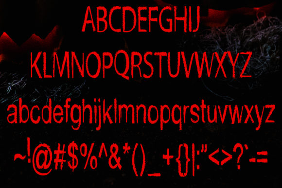 Halloween Font - Preview 1