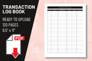 KDP Interior Transaction Log Book Graphic by atlasart · Creative Fabrica