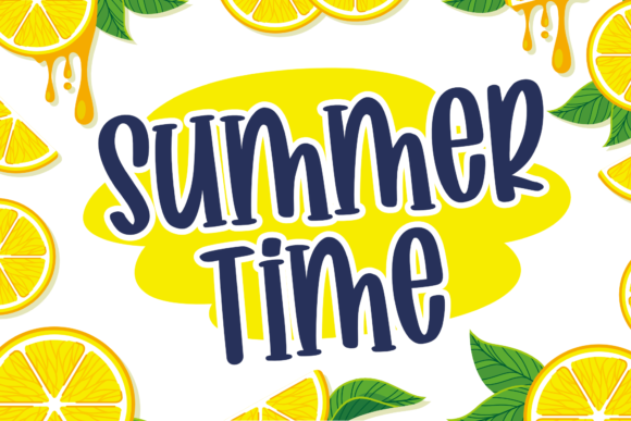 Lemon Dreams Font PNG with transparent background - Preview 1