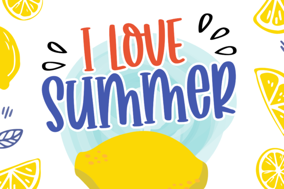 Lemon Dreams Font PNG with transparent background - Preview 3