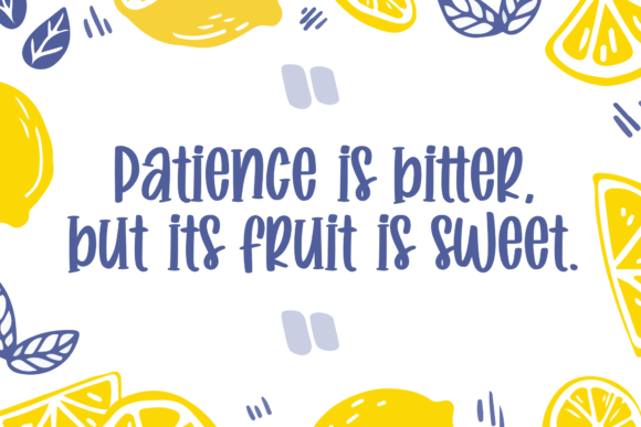 Lemon Dreams Font PNG with transparent background - Preview 5