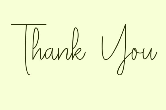 Pentel Signature Font font preview - 4