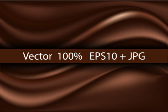 Chocolate Wavy Silk Background