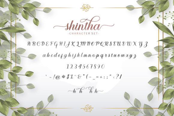 Shintha Font PNG with transparent background - Preview 4