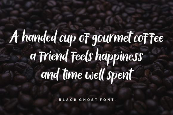Black Ghost Font - Preview 4