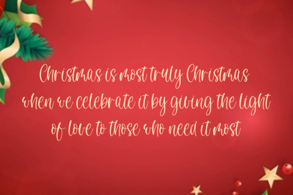 Christmas Dancing Font - Preview 3