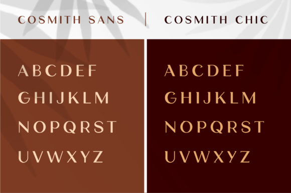 Cosmith Font PNG with transparent background - Preview 2