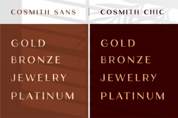 Cosmith Font PNG with transparent background - Preview 3
