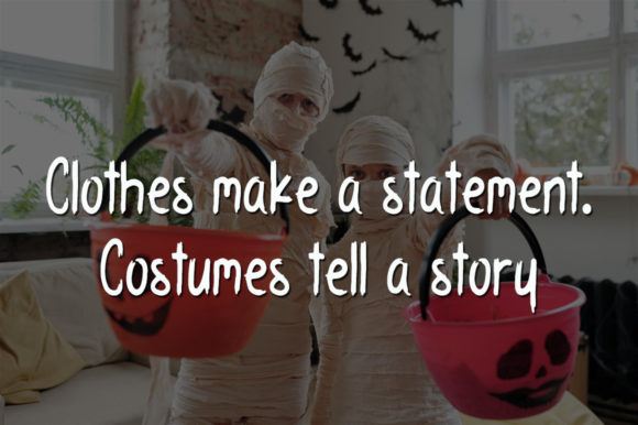 Halloween Costume Font PNG with transparent background - Preview 1