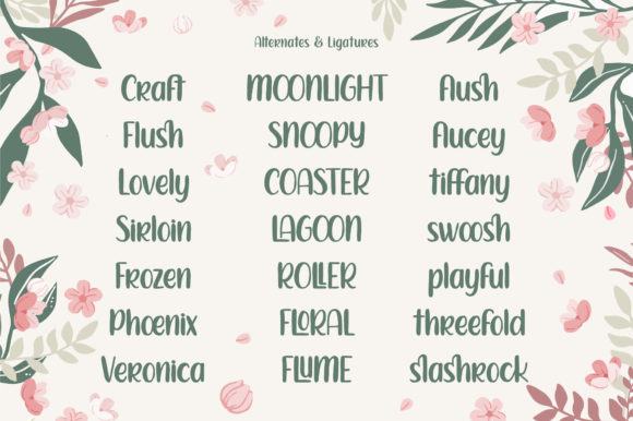 Harelson Craft Font PNG with transparent background - Preview 6