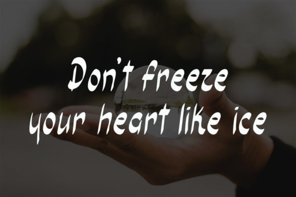Ice Ball Font - Preview 1