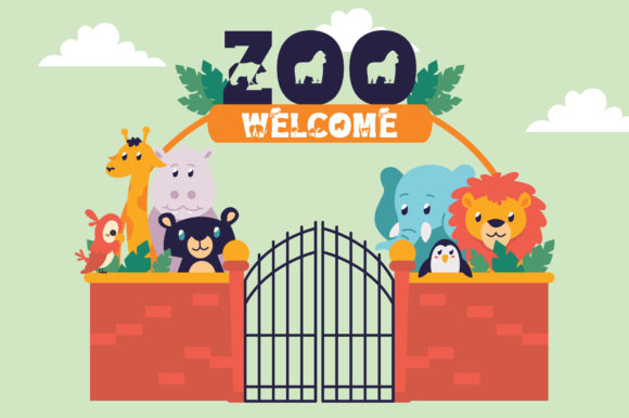 Jungle Zoo Font PNG with transparent background - Preview 2
