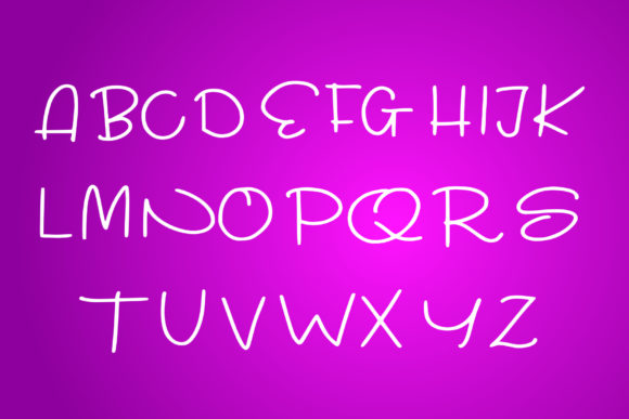 Love Children Font PNG with transparent background - Preview 1