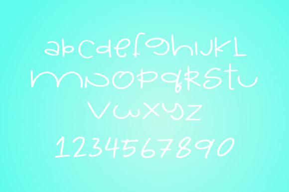 Love Children Font PNG with transparent background - Preview 3