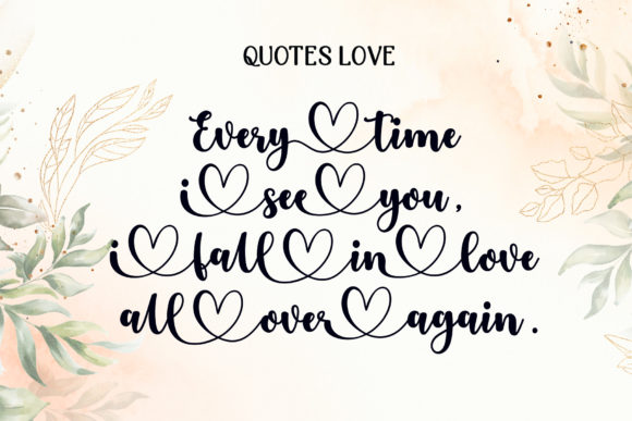 Nela Neta Font PNG with transparent background - Preview 6
