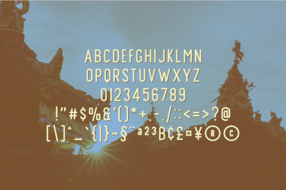 Sans Ferios Font PNG with transparent background - Preview 1