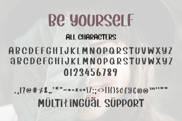 Be Yourself Font - Preview 2