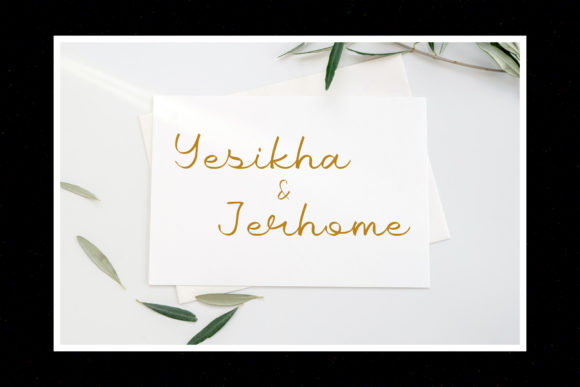 Gold Ribbon Font - Preview 6