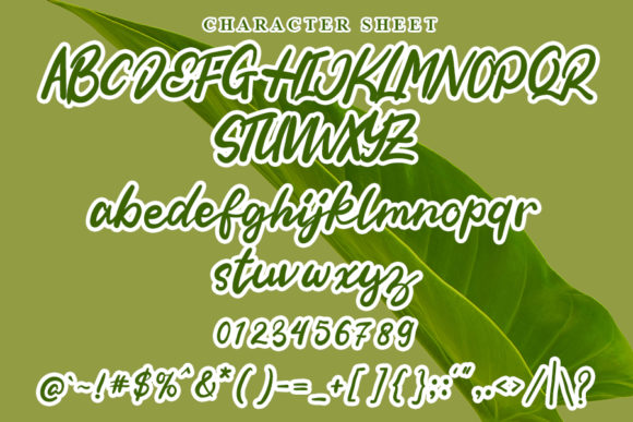 Goo Green Font - Preview 2