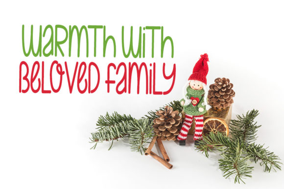 Happy Christmas Font - Preview 2