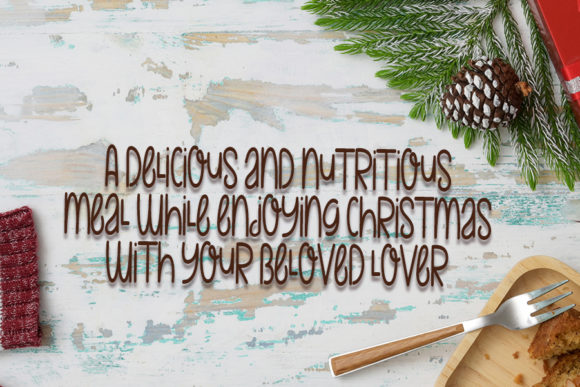 Happy Christmas Font - Preview 3