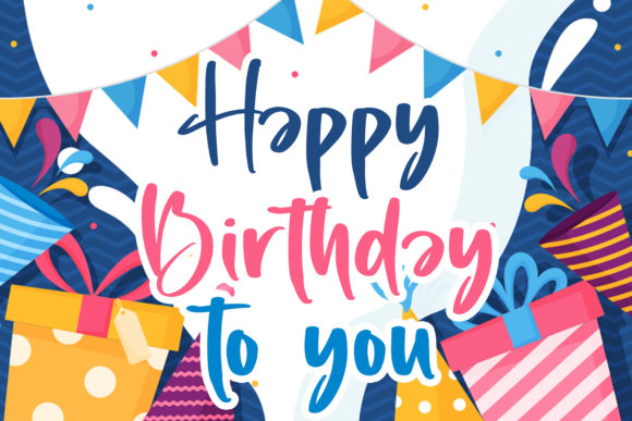 Hello Party Font - Preview 1