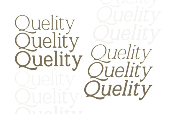 Quelity Font PNG with transparent background - Preview 1