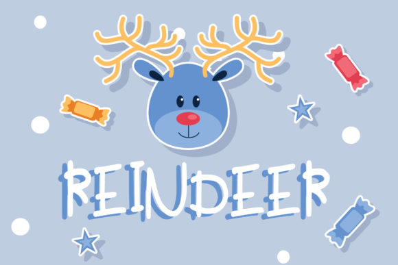 Santa Love Font PNG with transparent background - Preview 4