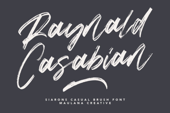 Siarons Font PNG with transparent background - Preview 1