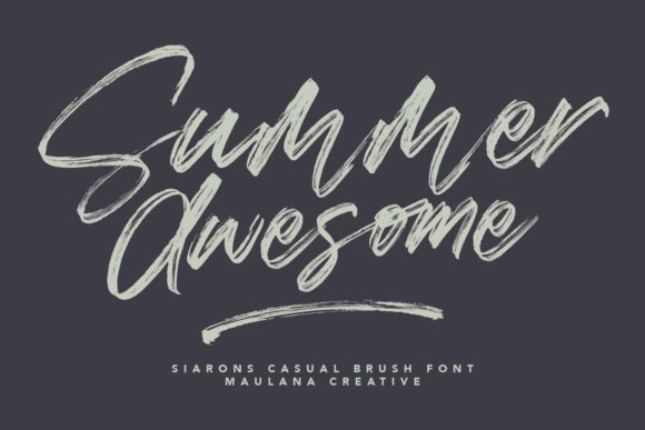 Siarons Font PNG with transparent background - Preview 3