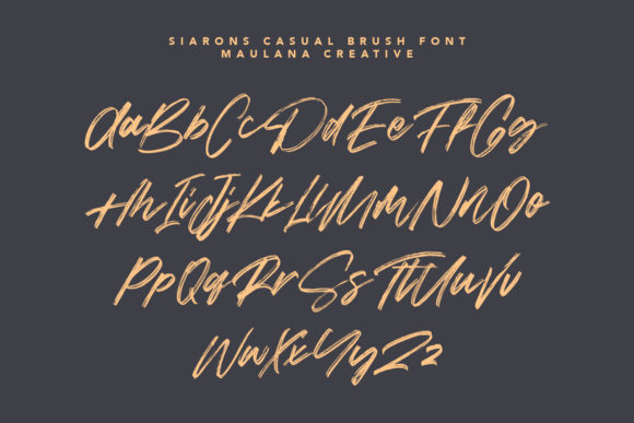 Siarons Font PNG with transparent background - Preview 6