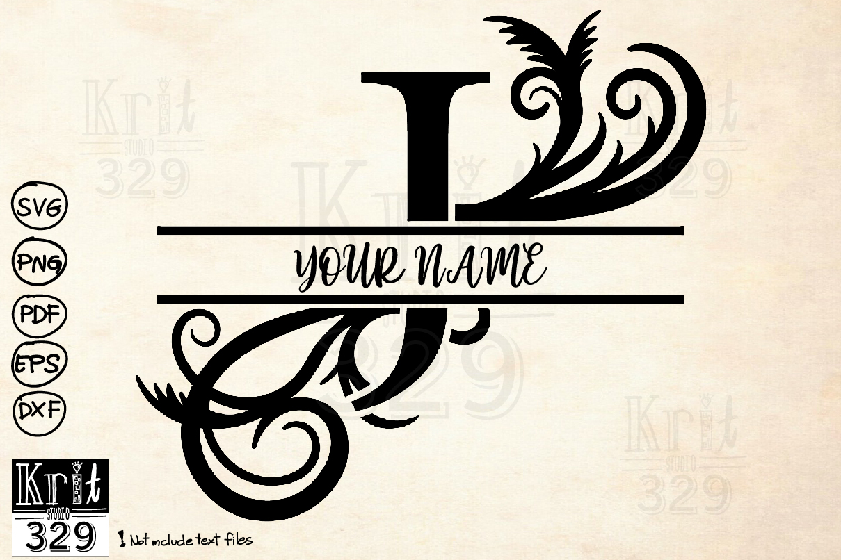 Split Monogram Svg Alphabet J Graphic by Krit-Studio329 · Creative Fabrica